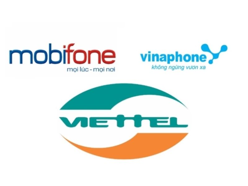 Viettel, Vinaphone và Mobiphone là 3 nhà mạng dùng để nạp tiền vào Bong88